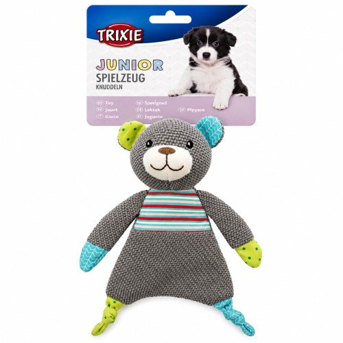 Іграшка Trixie Junior для собак Ведмідь зі звуком і шелестом фольги