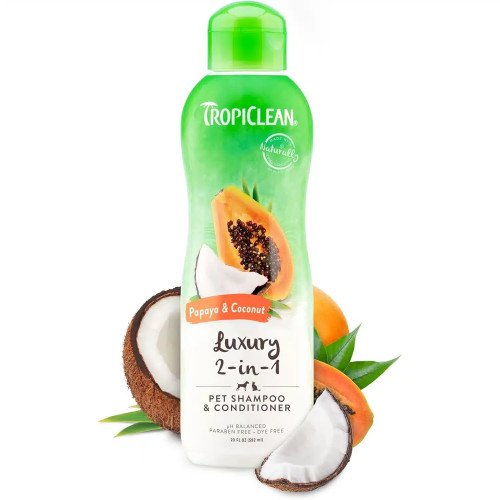 TropiClean Papaya & Coconut 2-in-1