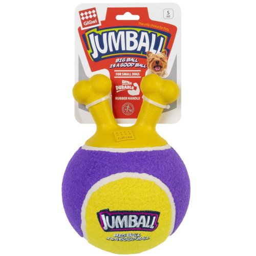 Іграшка для собак Великий тенісний м'яч GiGwi Jumball, латекс, гума, 18 см