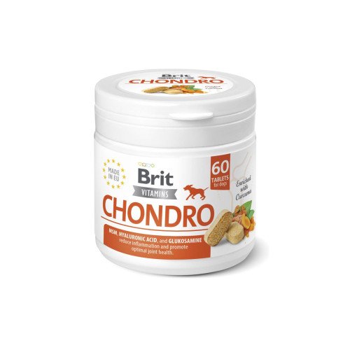 Вітаміни Brit Vitamins Chondro для собак для суглобів 60 таблеток
